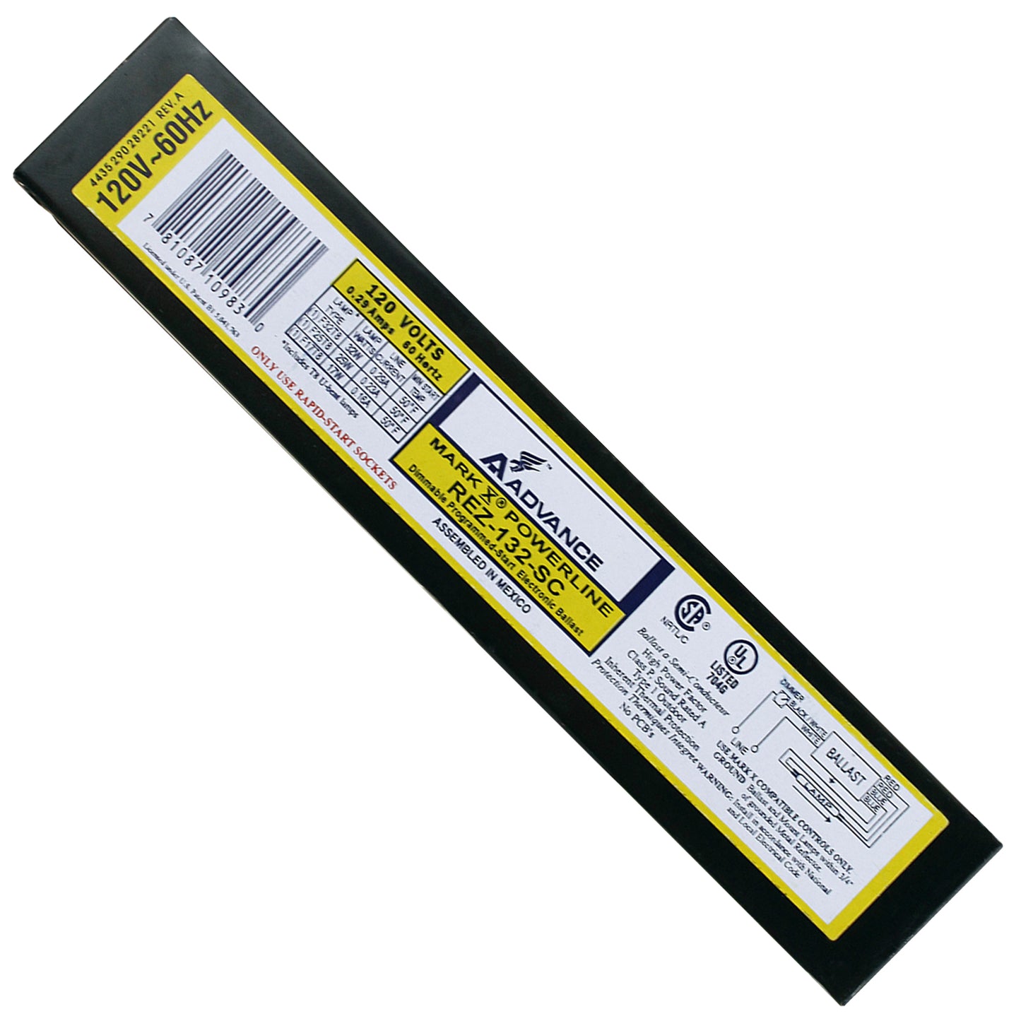Advance Ballast REZ-132-SC