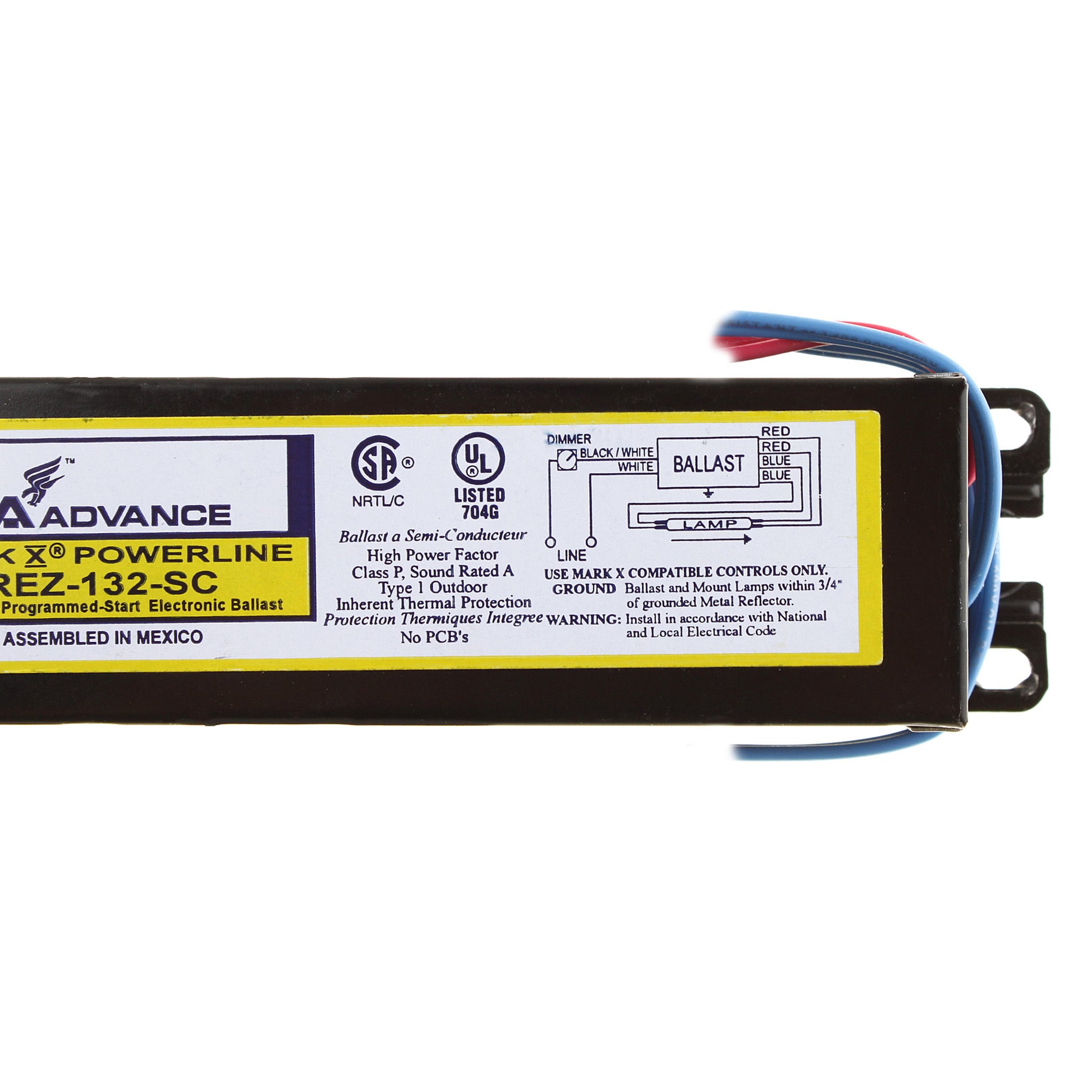 Advance Ballast REZ-132-SC