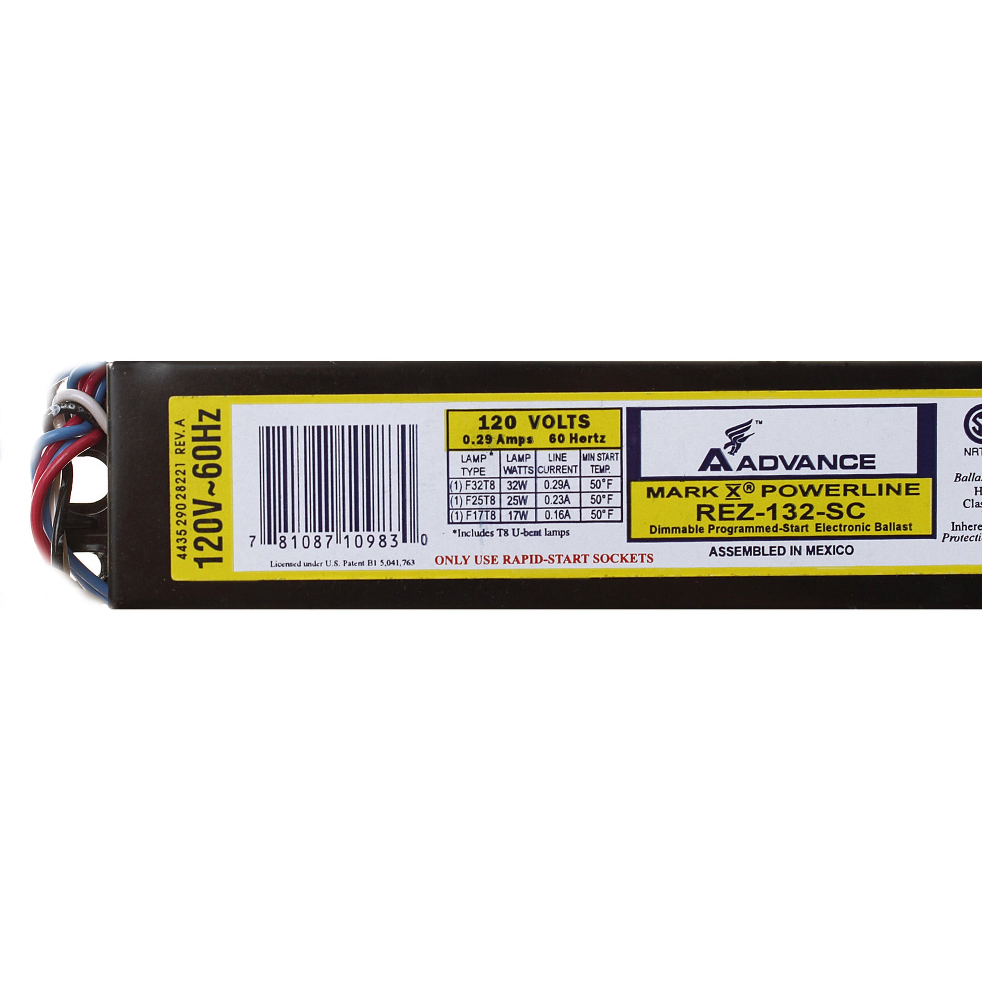 Advance Ballast REZ-132-SC