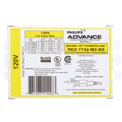 Advance Ballast REZ-1T42-M2-BS