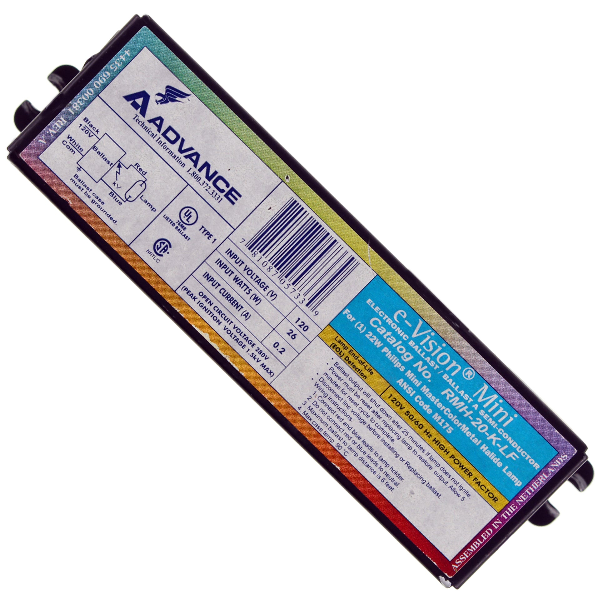 Advance Ballast RMH-20-K-LF