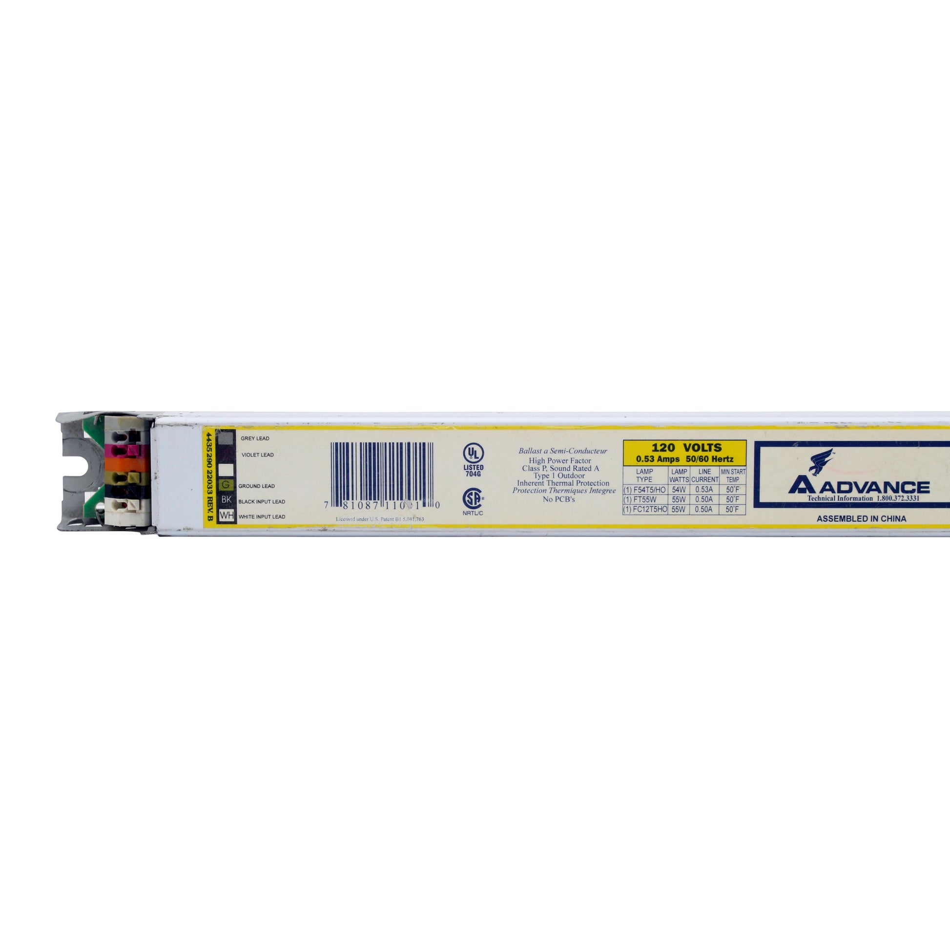 Advance Ballast RZT-154