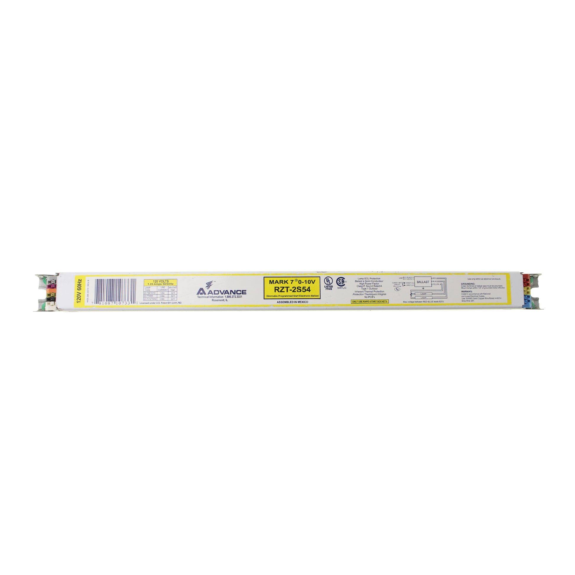 Advance Ballast RZT-2S54