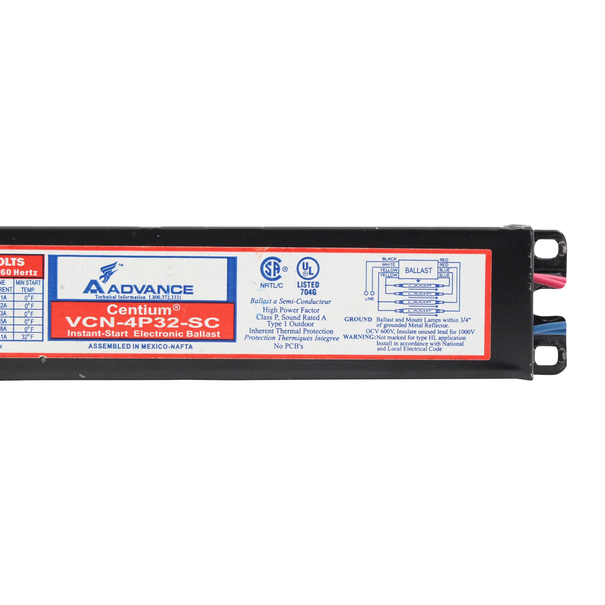 Advance Ballast VCN-4P32-SC