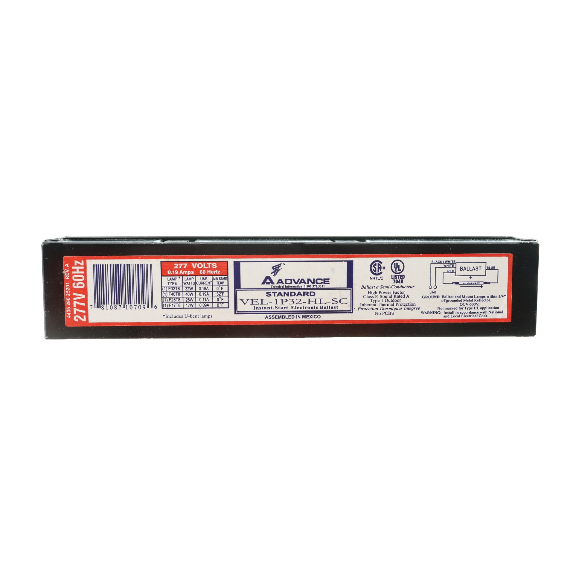 Advance Ballast VEL-1P32-HL-SC