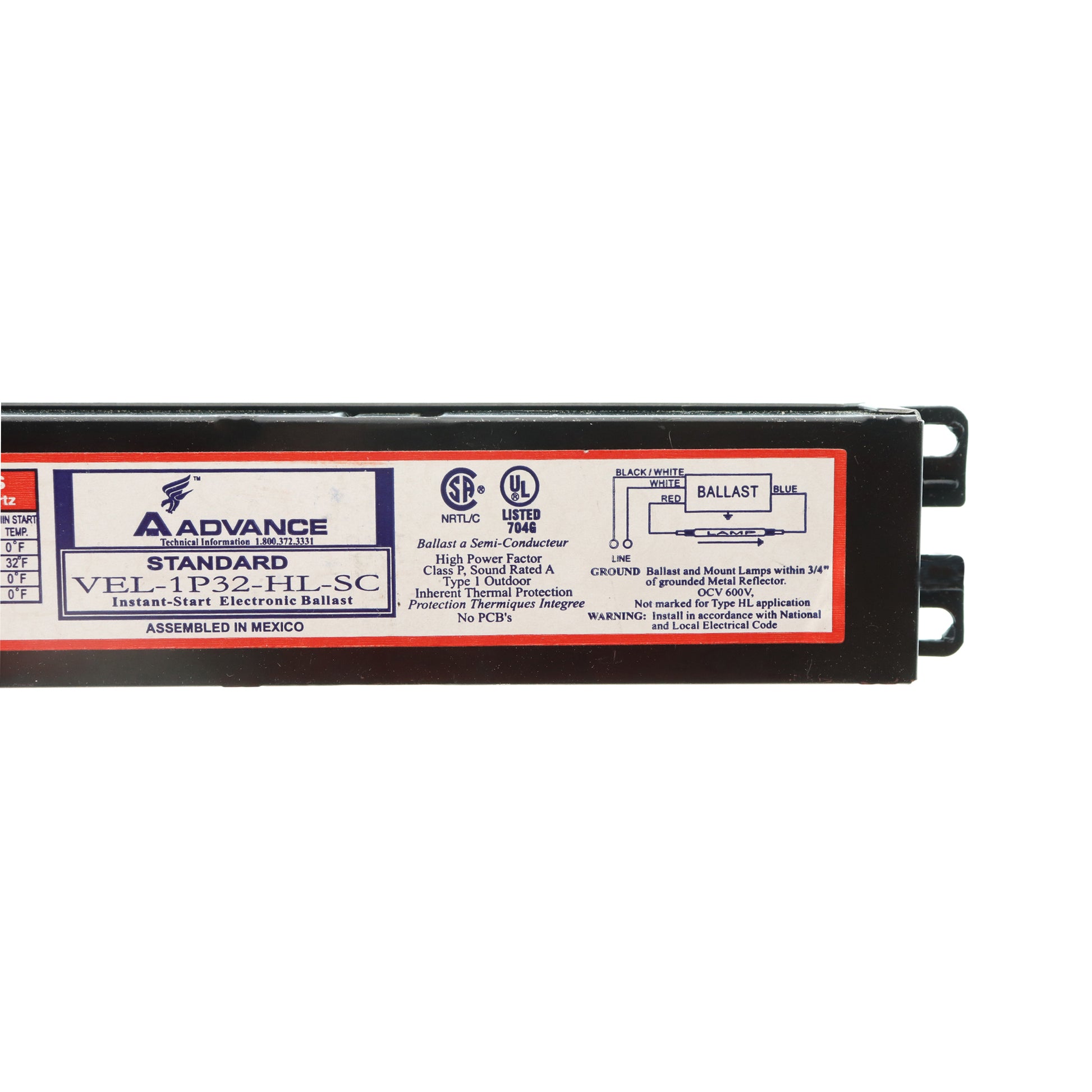 Advance Ballast VEL-1P32-HL-SC