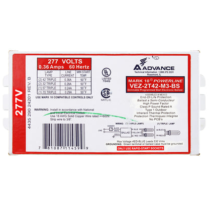 Advance Ballast VEZ-2T42-M3-BS