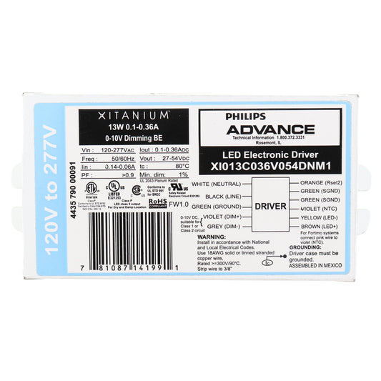 Advance Ballast XI013C036V054DNM1