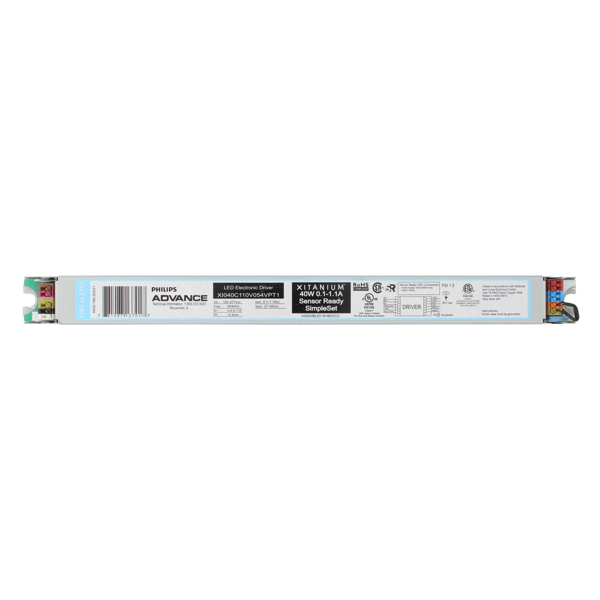 Advance Ballast XI040C110V054VPT1