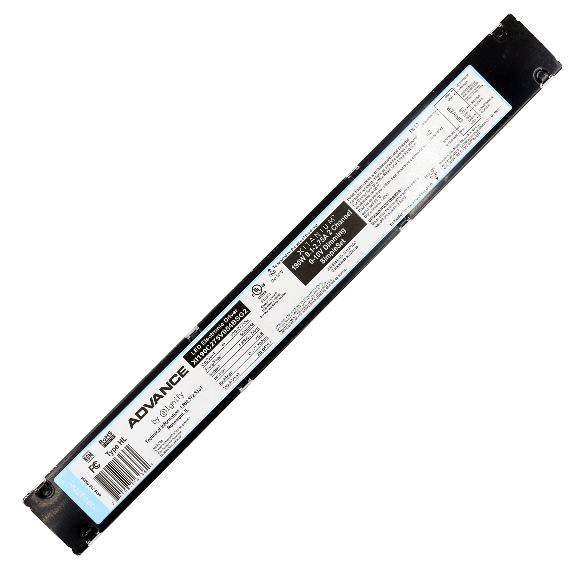 Advance XI190C275V054BSG2