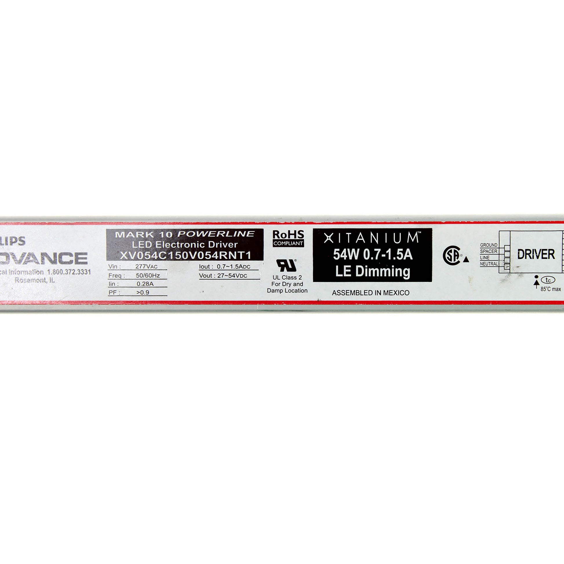 Advance Ballast XV054C150V0564RNT1