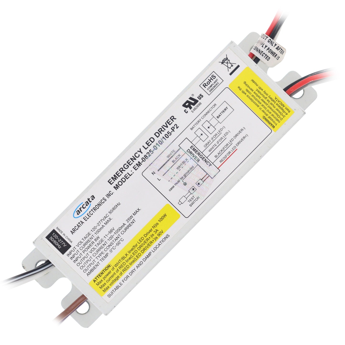 Arcata Electronics Inc. EM-0825-010-105-P2