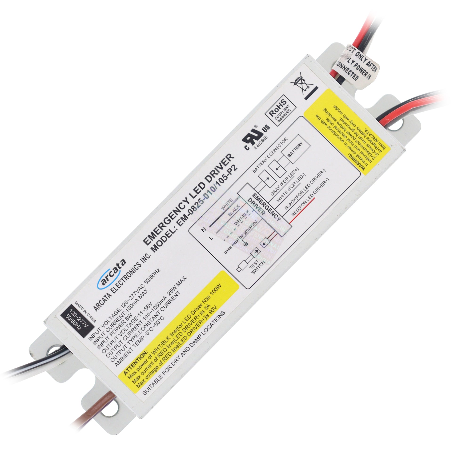 Arcata Electronics Inc. EM-0825-010-105-P2
