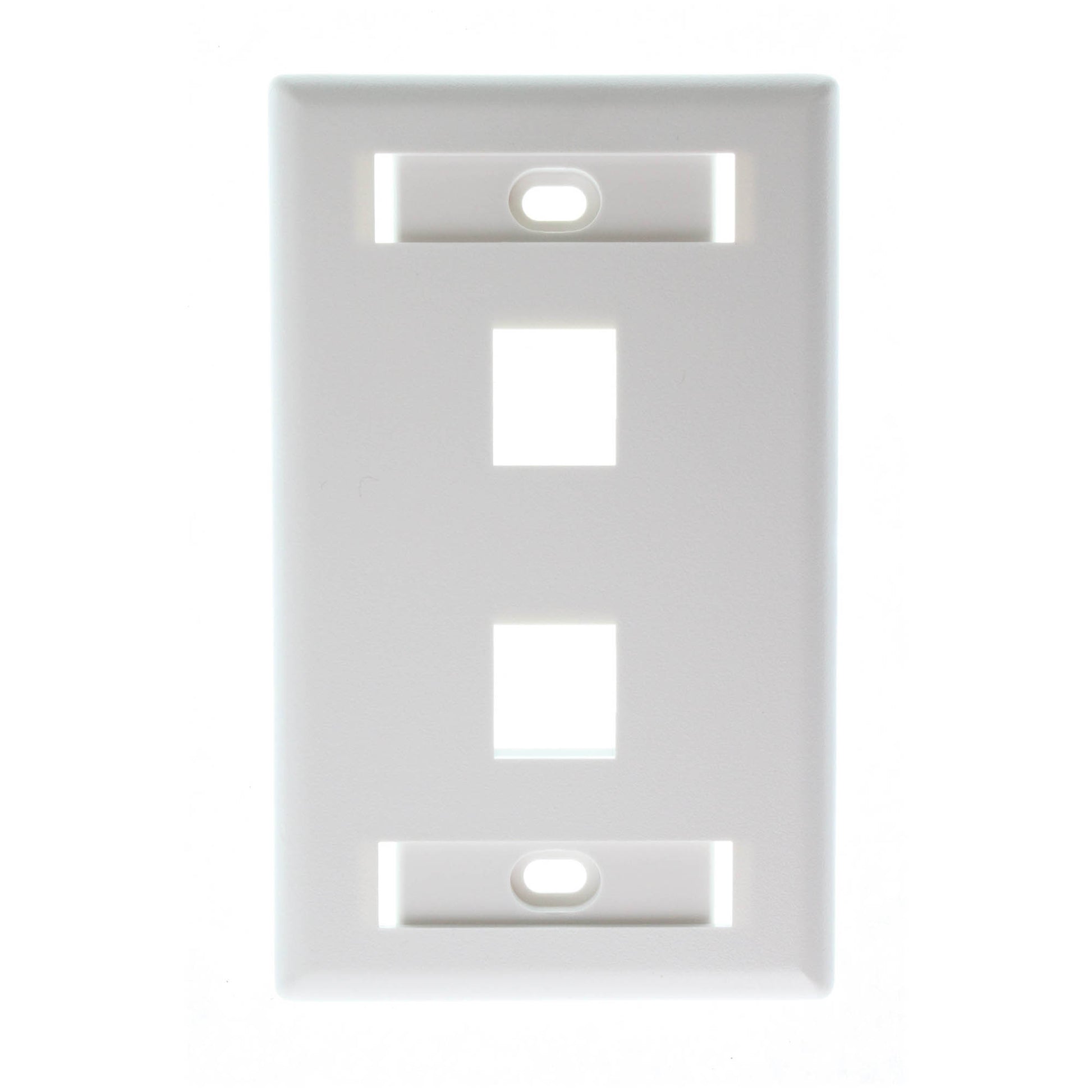 Belden AX102655 2-PORT Single Gang Keyconnect Faceplate W/ Id Window ...
