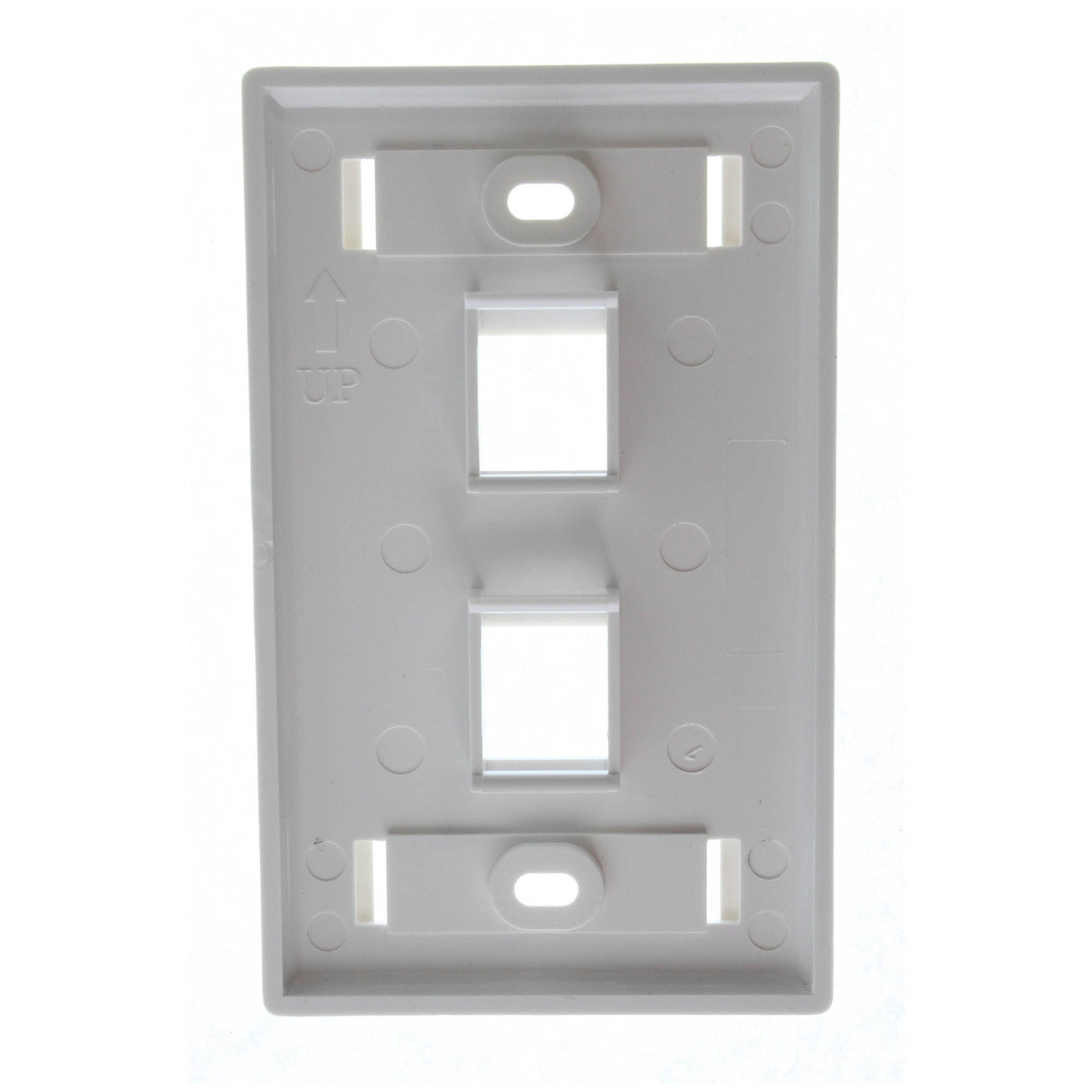 Belden AX102655 2-PORT Single Gang Keyconnect Faceplate W/ Id Window ...