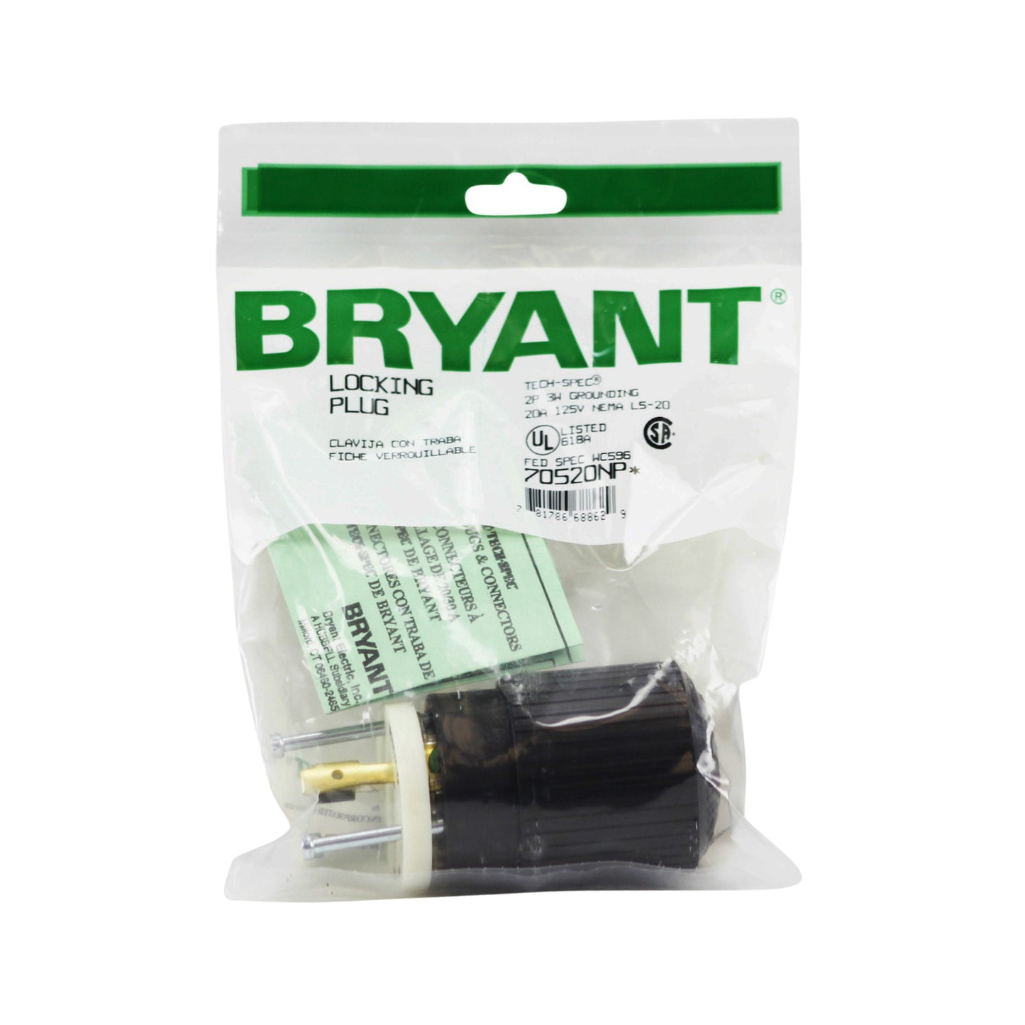 Bryant Manufacturing 70520NP-10PK
