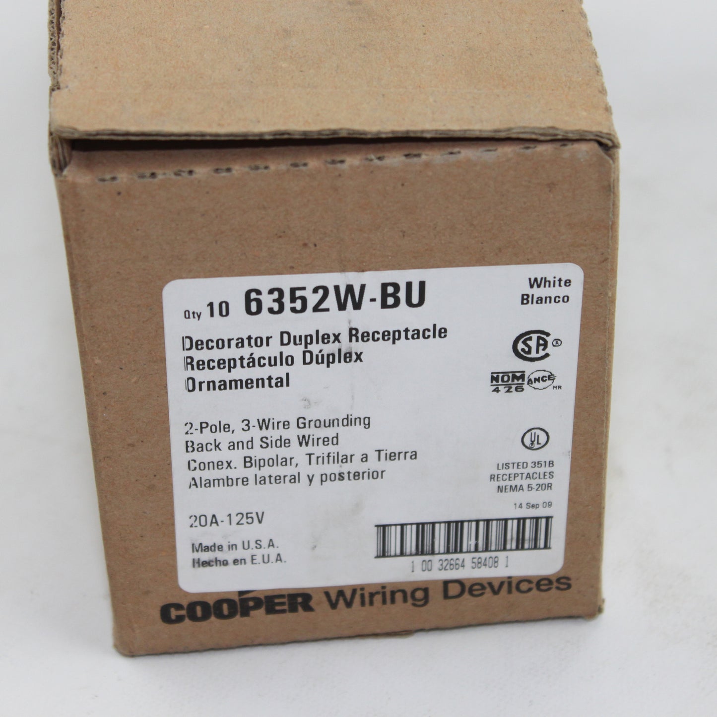 Cooper 6352W-BU
