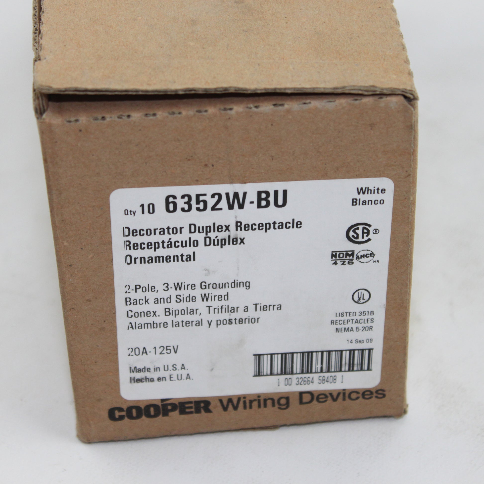 Cooper 6352W-BU