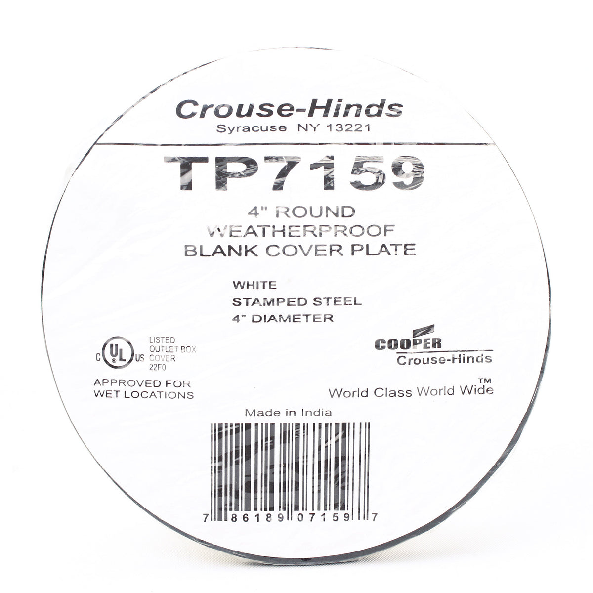Crouse Hinds TP7159