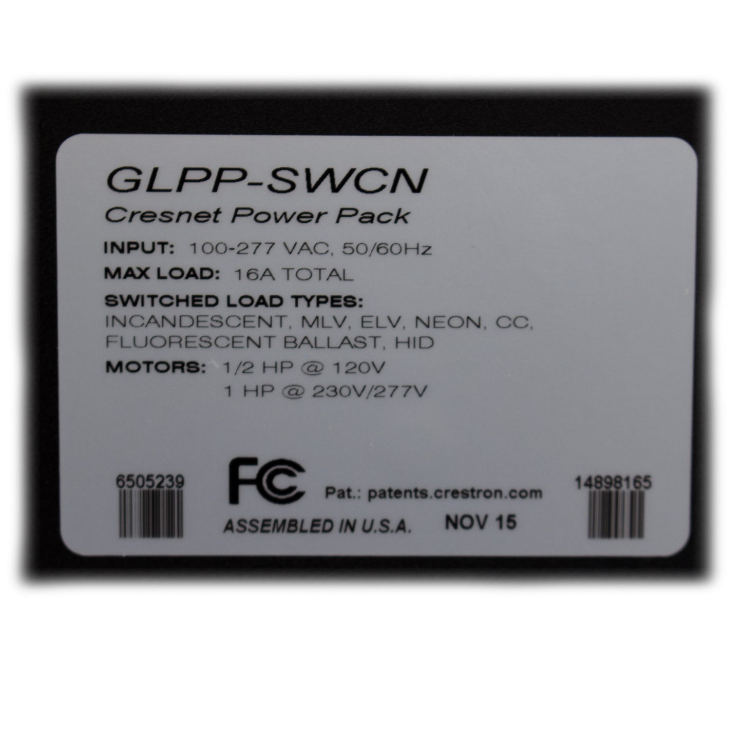 Crestron GLPP-SWCN