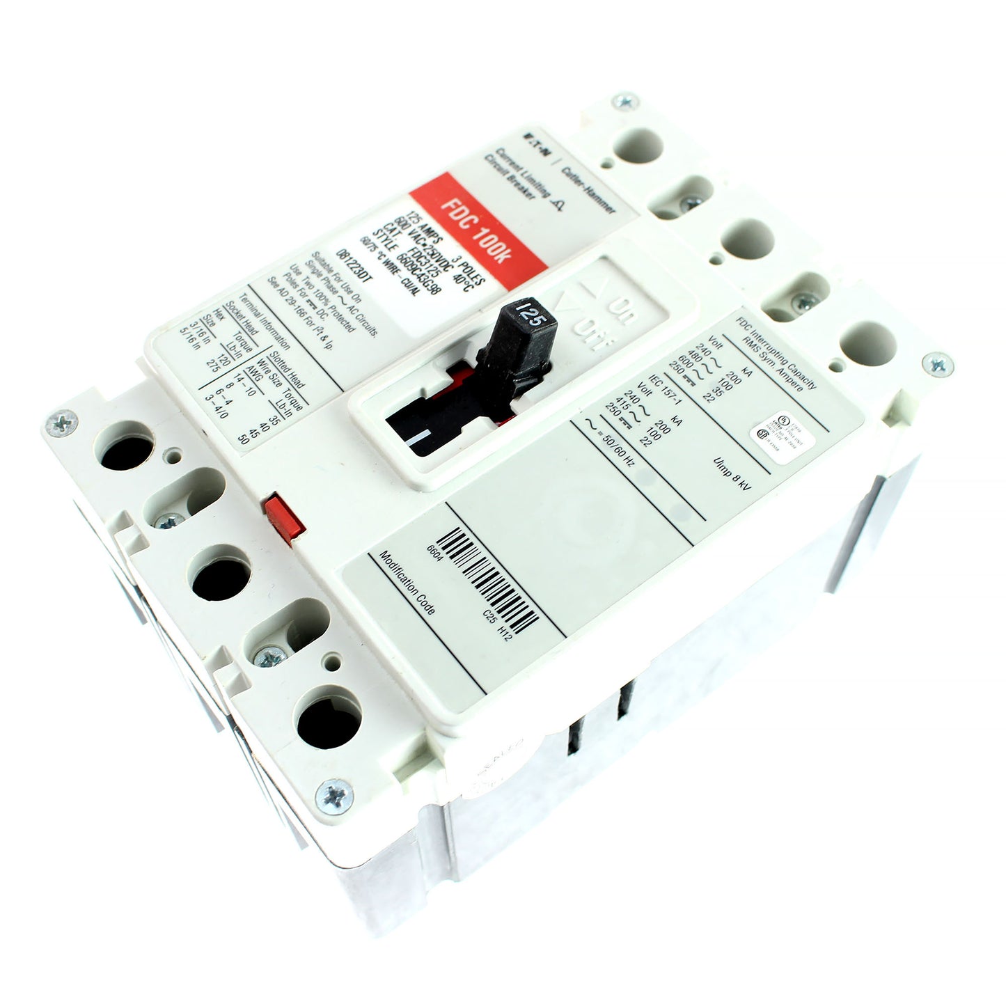 Cutler Hammer Eaton FDC3125