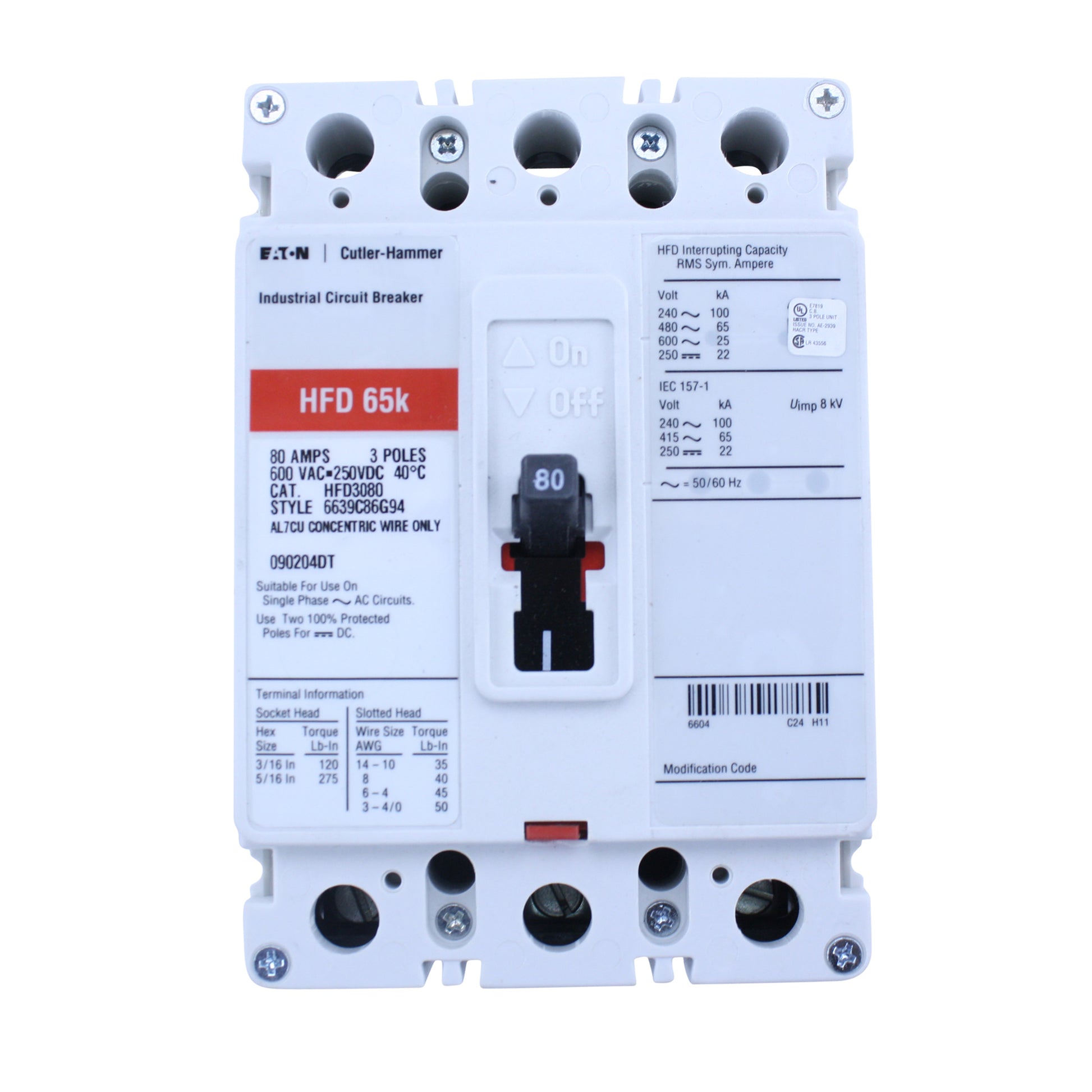 Cutler-Hammer HFD3080