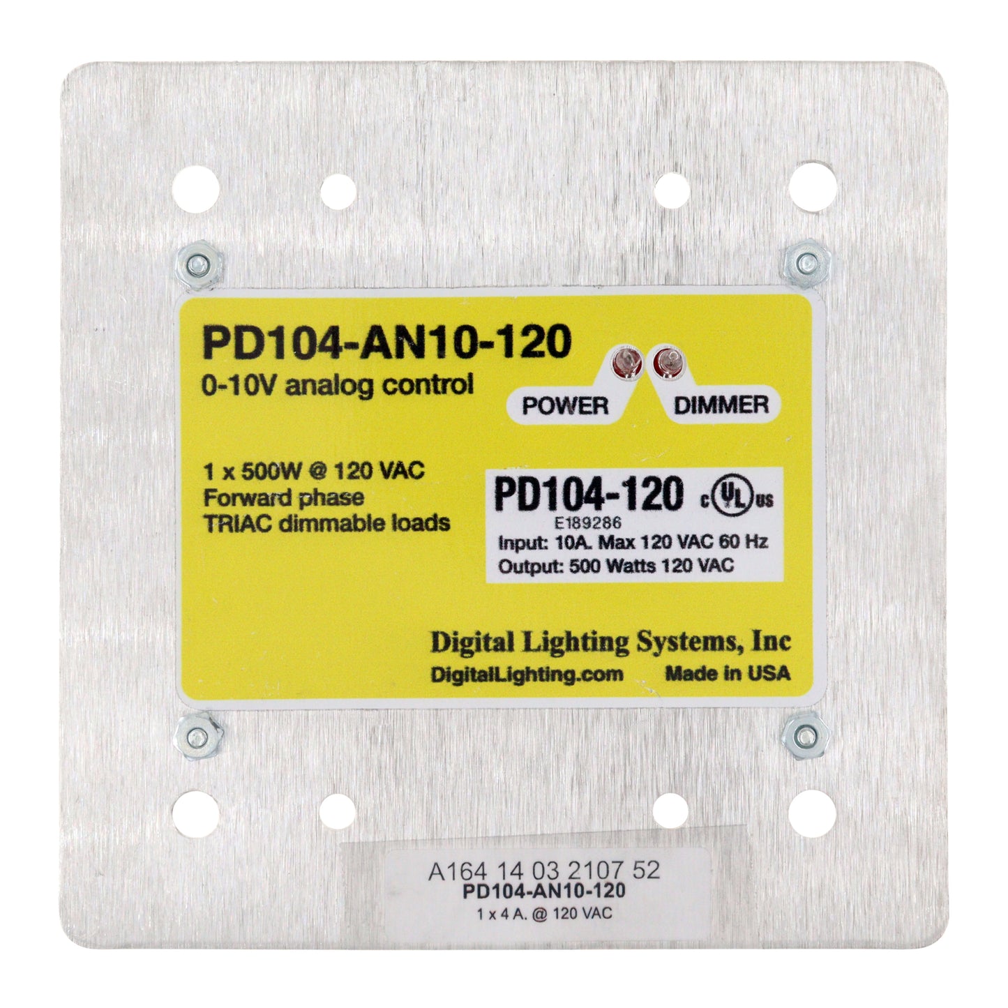 Digital Lighting Systems PD104-AN10-120