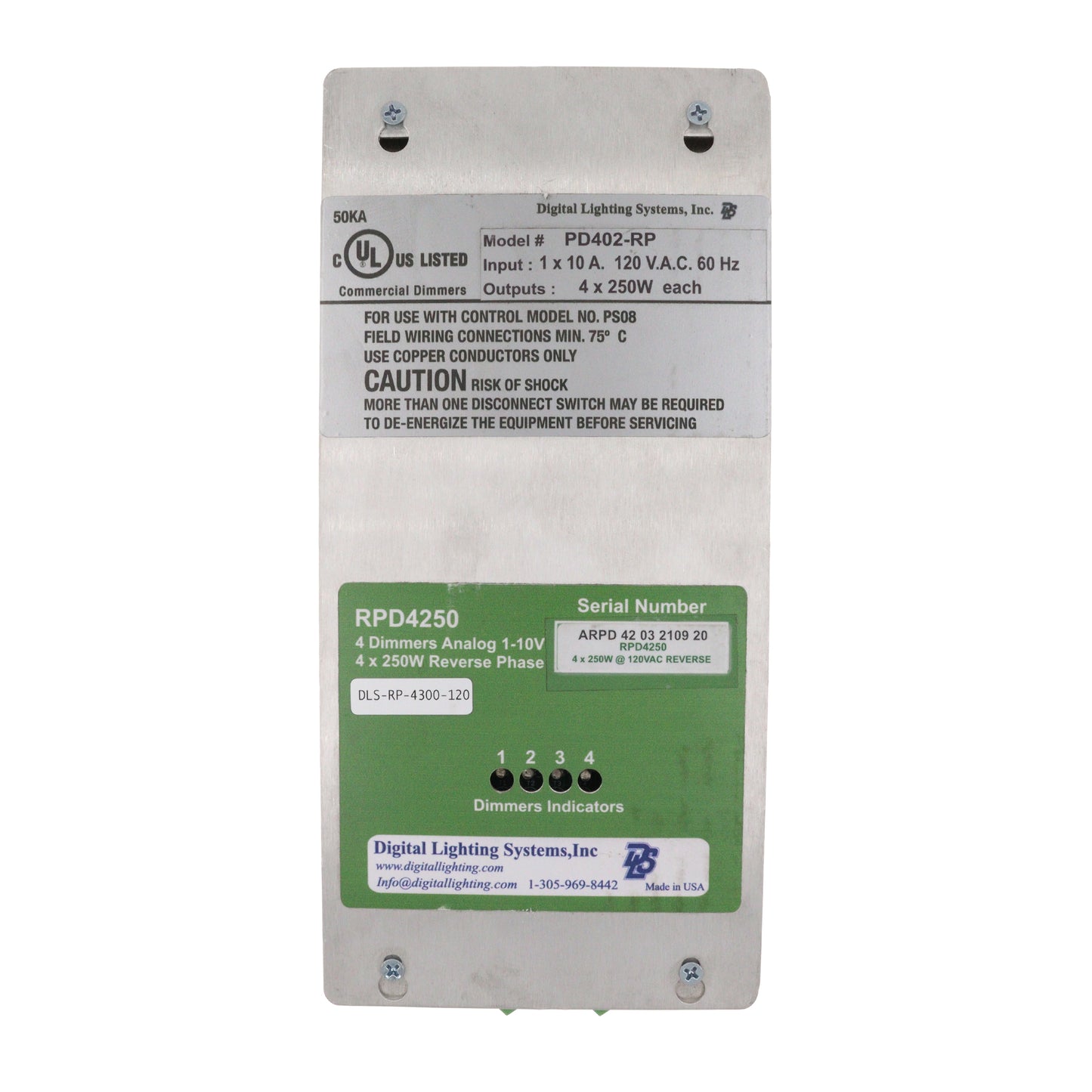 Digital Lighting Systems RPD4250