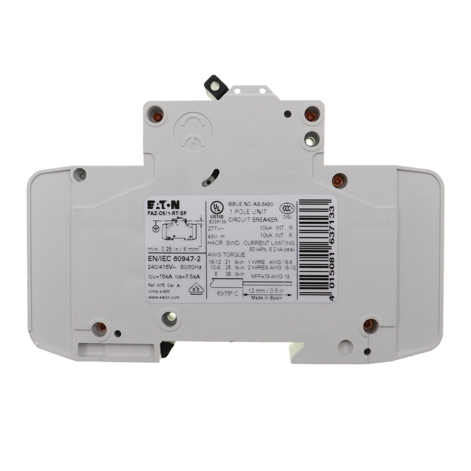 EATON FAZ-C5/1-RT-SP