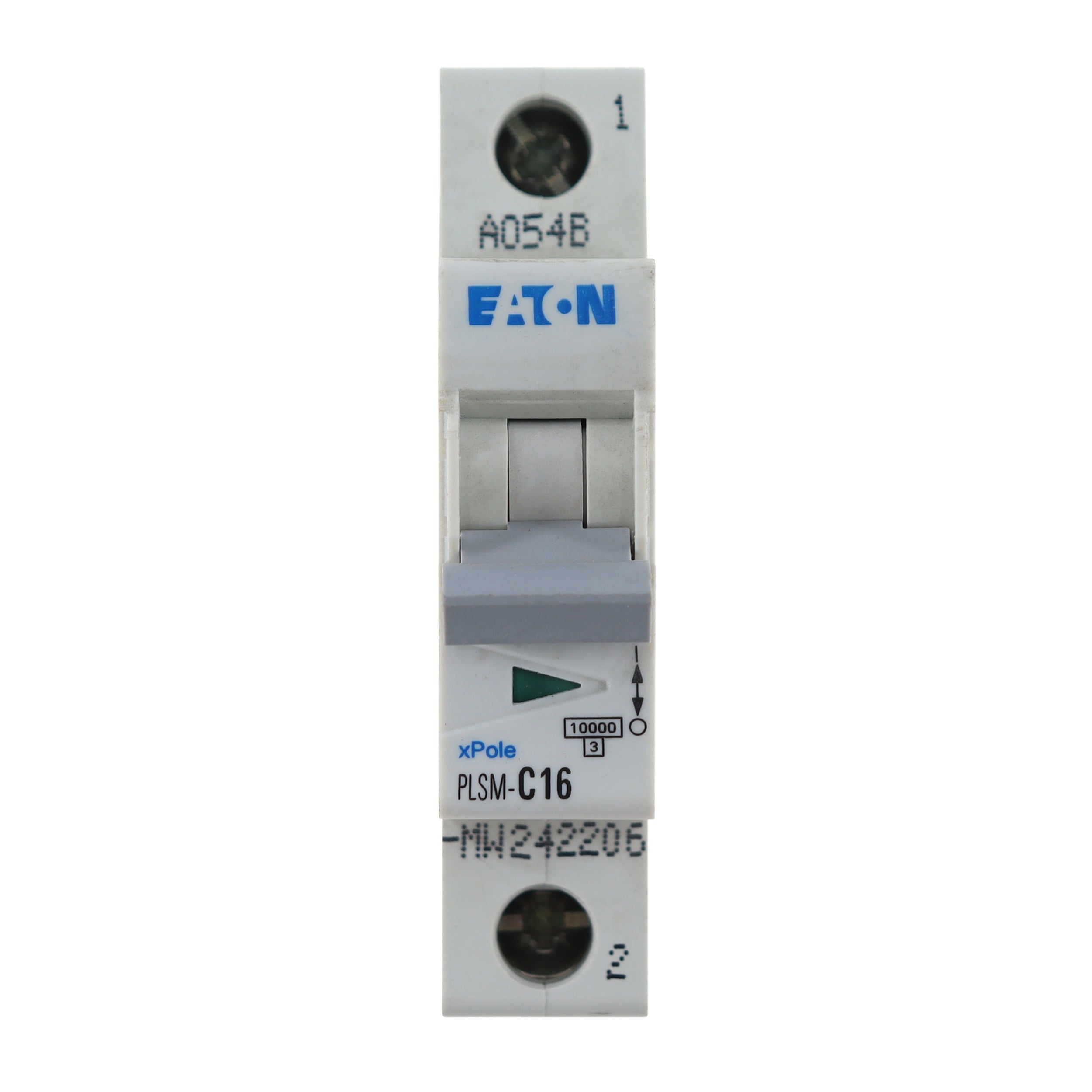 Eaton PLSM-C16-MW X-pole C-curve Miniature Circuit Breaker 16A, 1-POLE ...