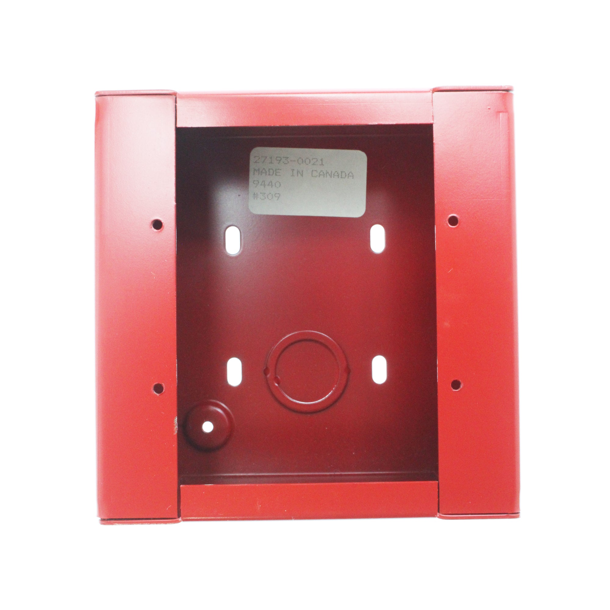 27193 Edwards Est 27193-21 Surface Mount Fire Alarm Device Back Box, Red ...