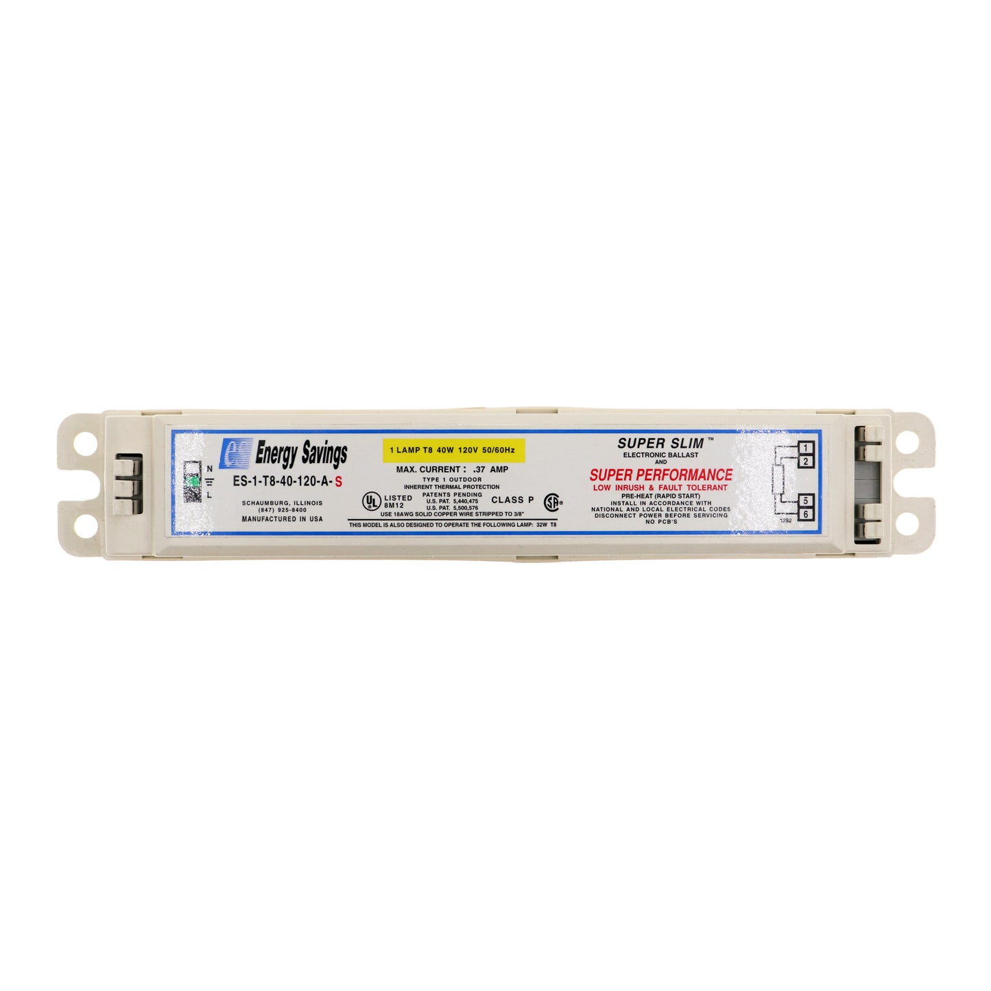 Energy Savings ES-1-T8-40-120-A-S