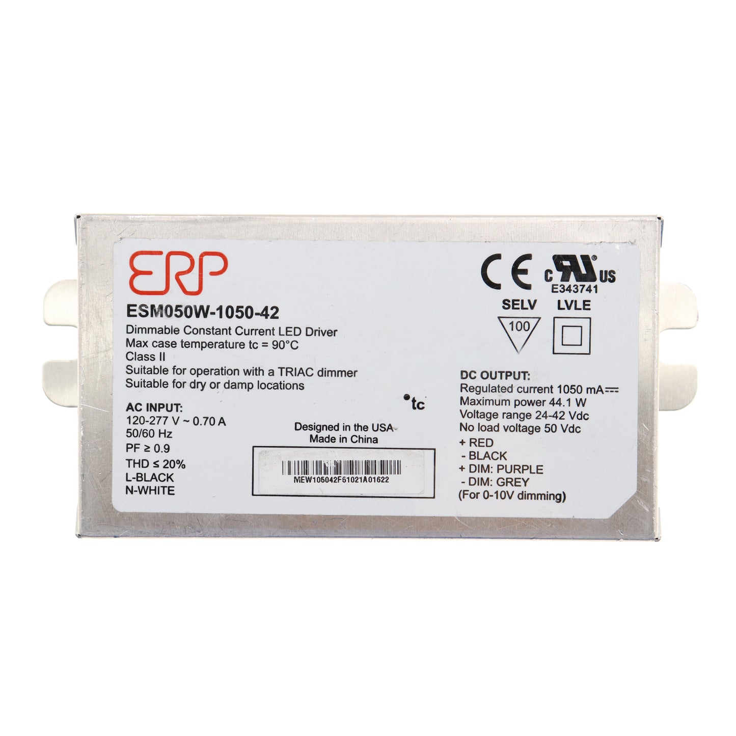 ERP Power ESM050W-1050-42