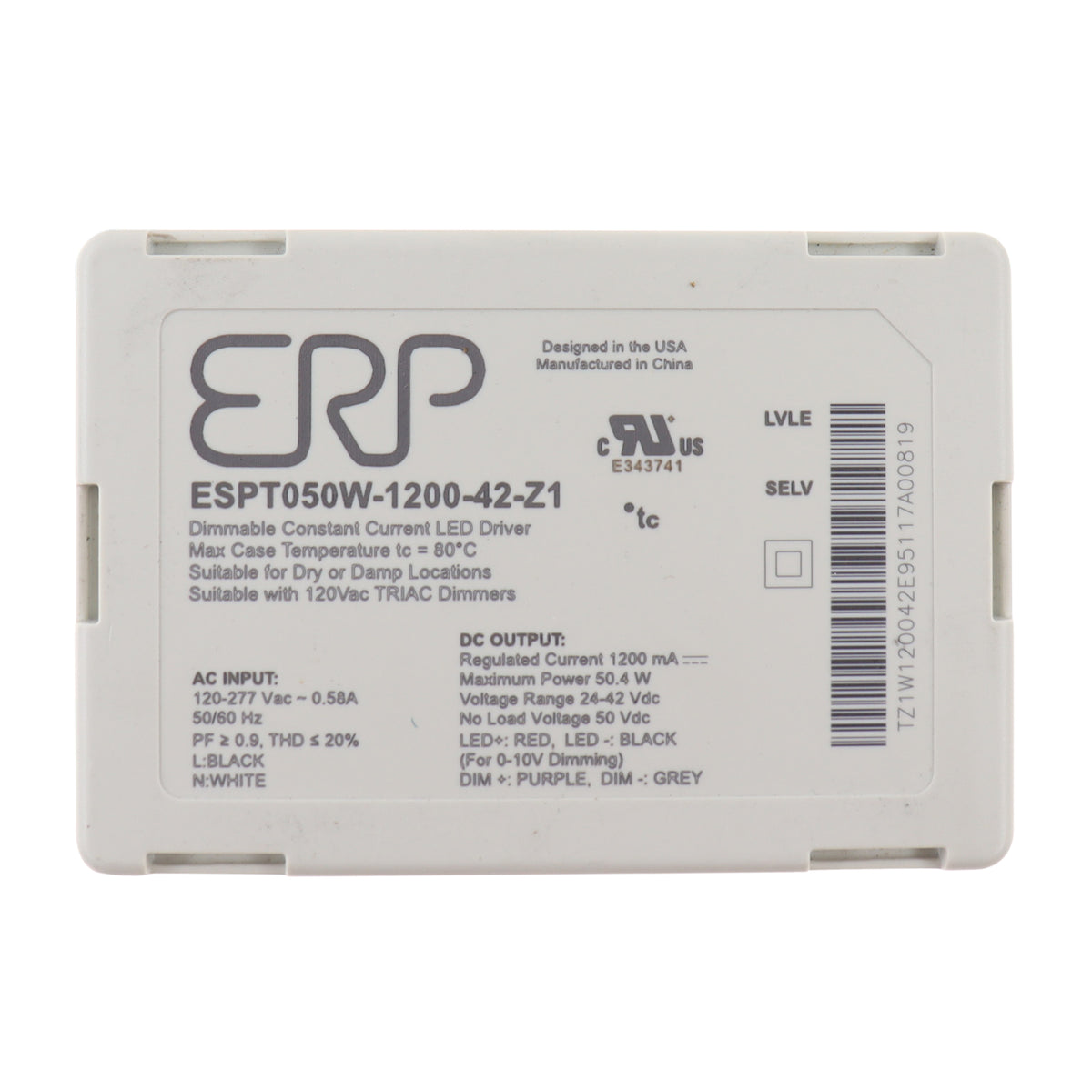 ERP Power ESPT050W-1200-42-Z1
