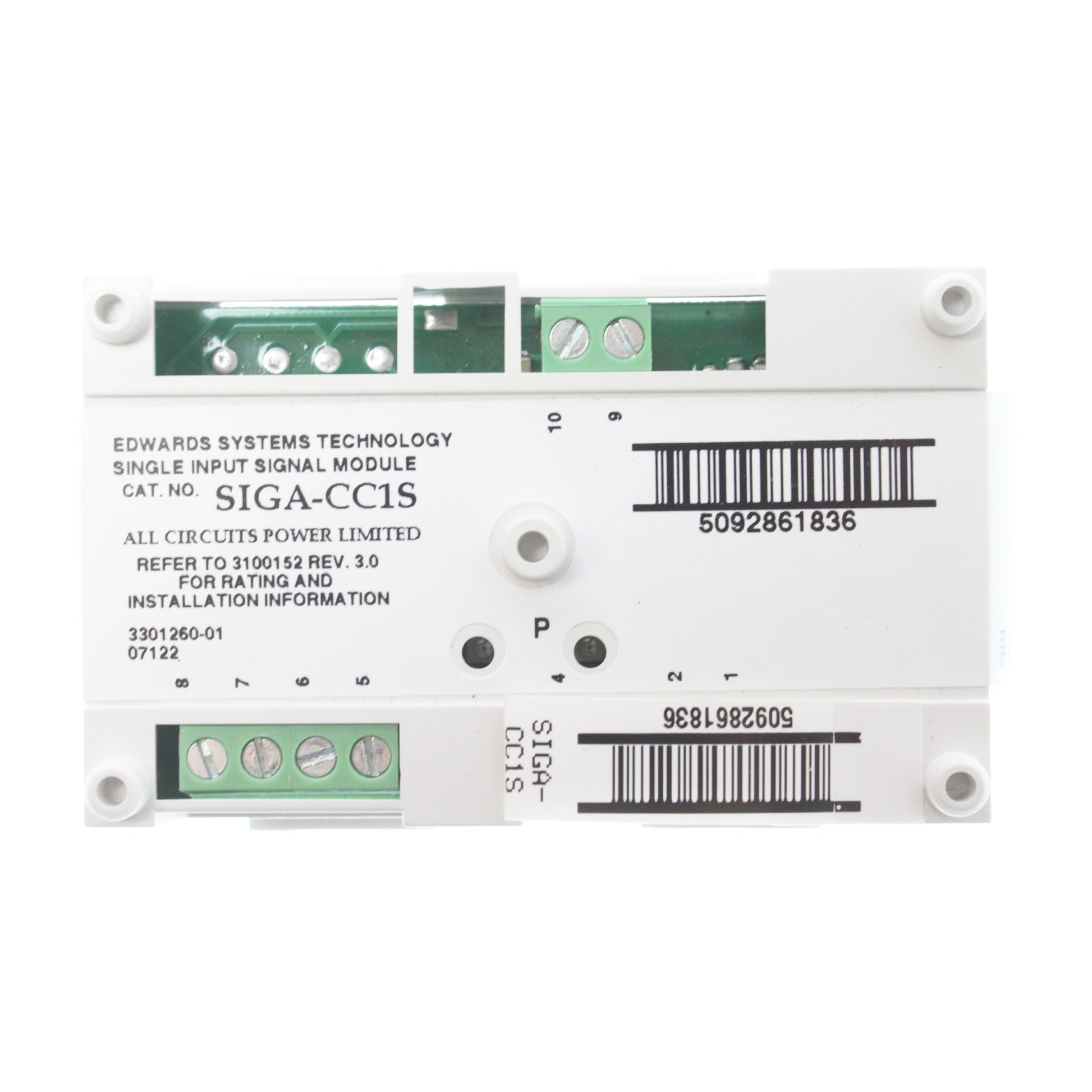 Edwards System Technologies (EST) SIGA-CC1S