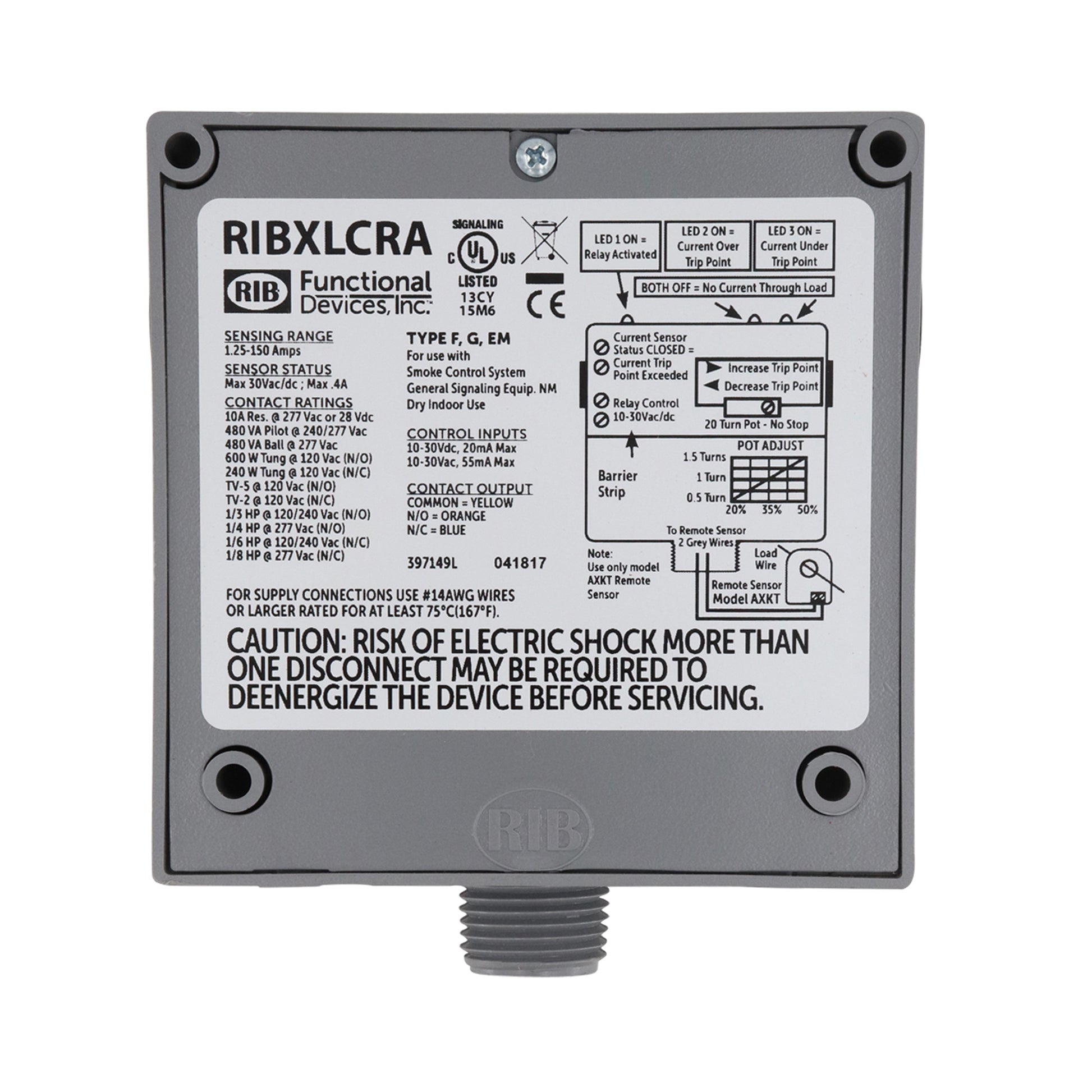 Functional Devices, Inc RIBXLCRA