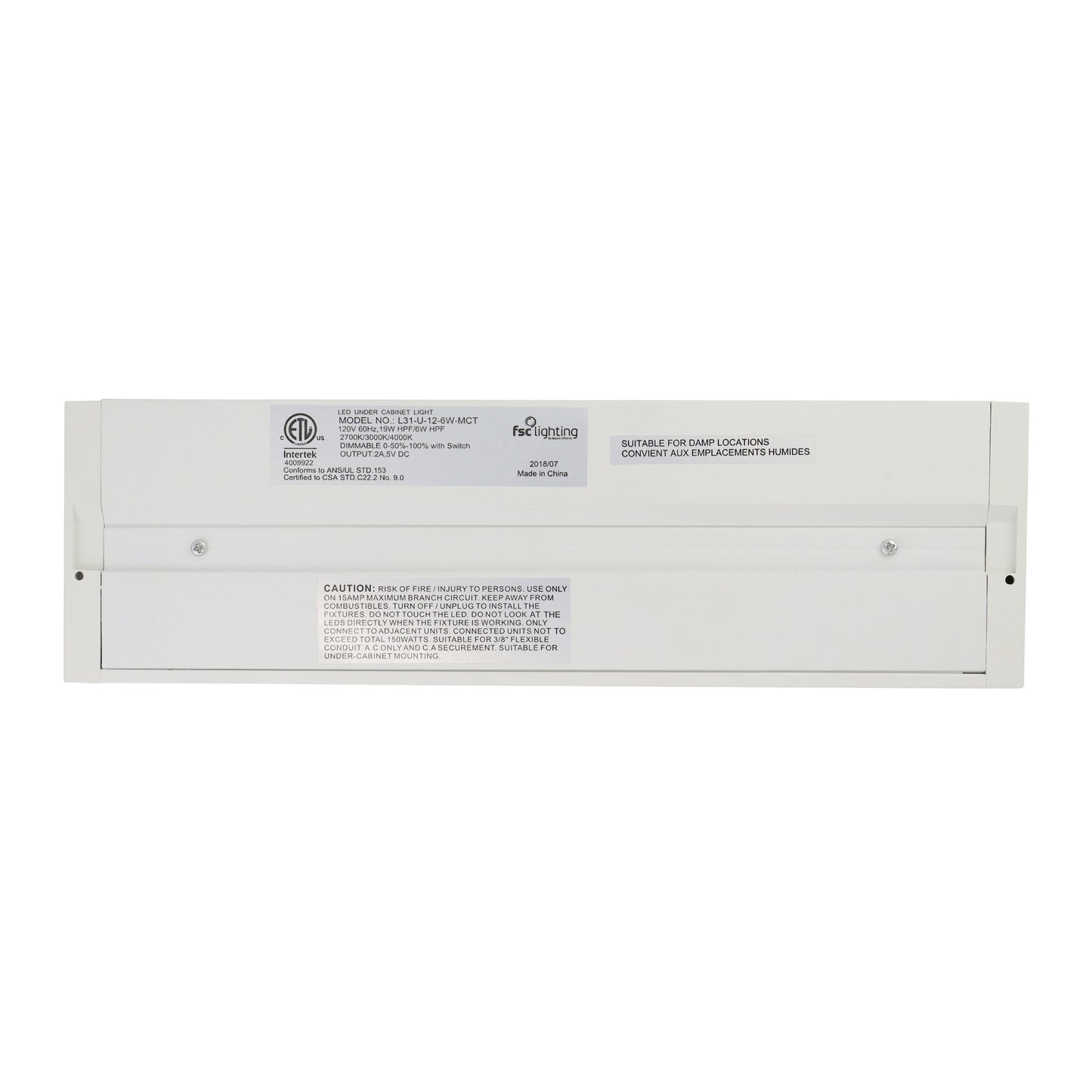 FSC Lighting L31-U-12-6W-MCT