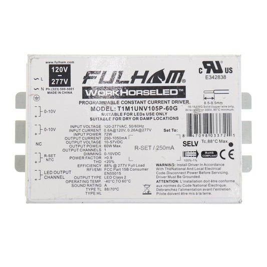 Fulham T1M1UNV105P-60G