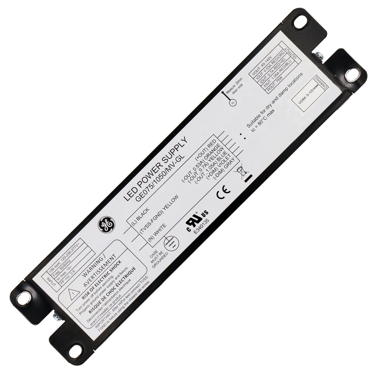 GE GE075/1050/MV-GL