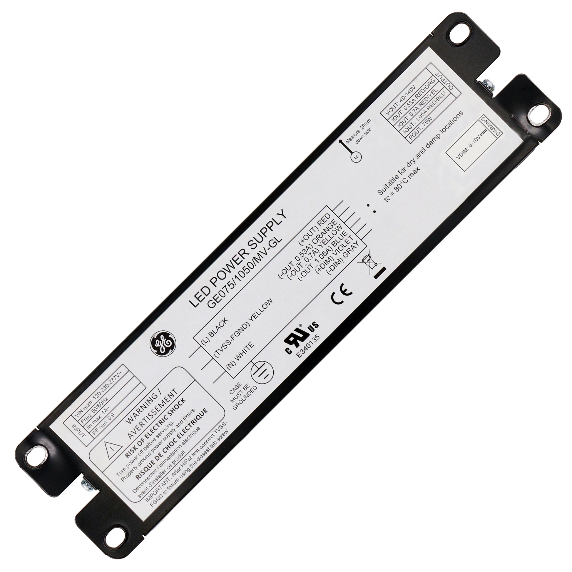 GE GE075/1050/MV-GL