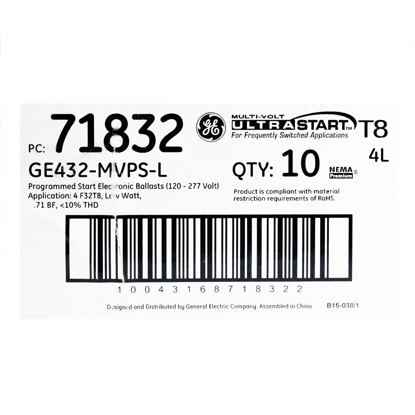 GE GE432-MVPS-L
