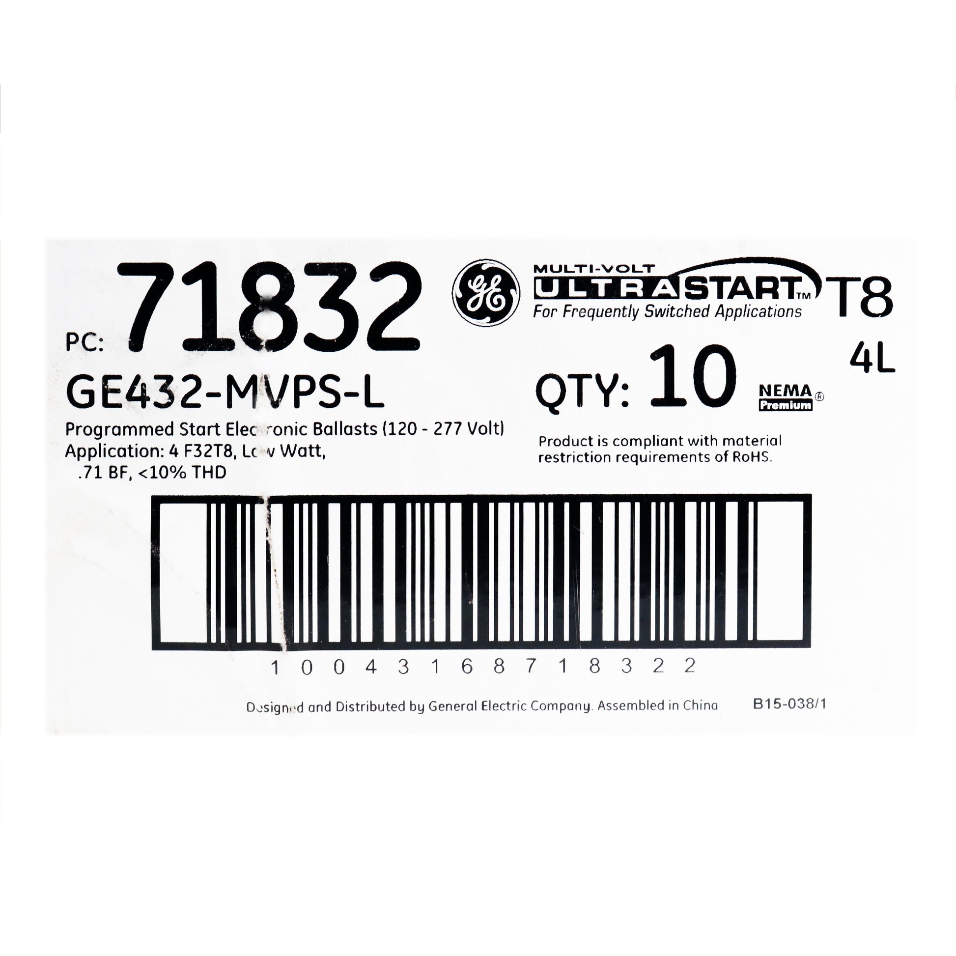 GE GE432-MVPS-L