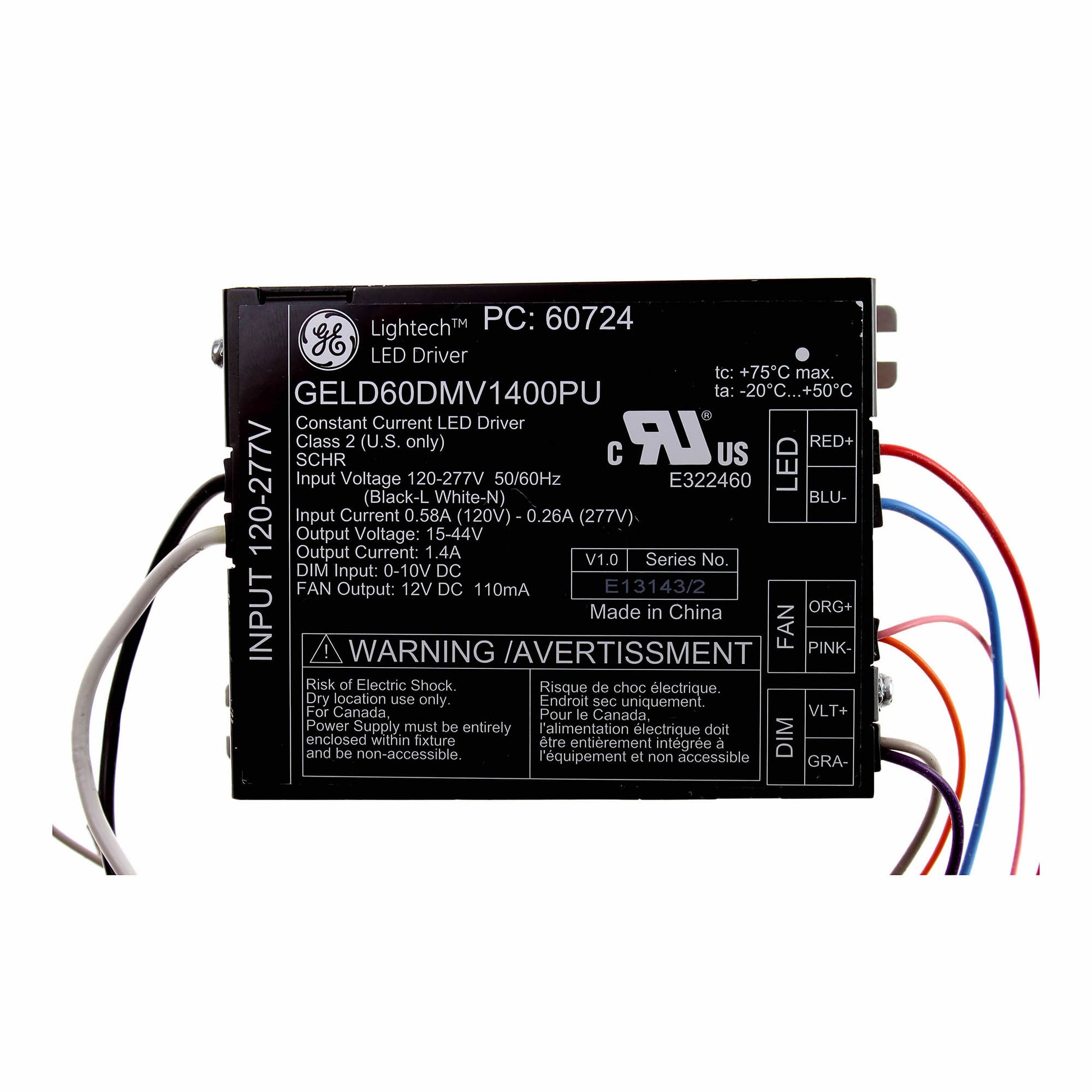 General Electric, Inc. GELD60DMV1400PU