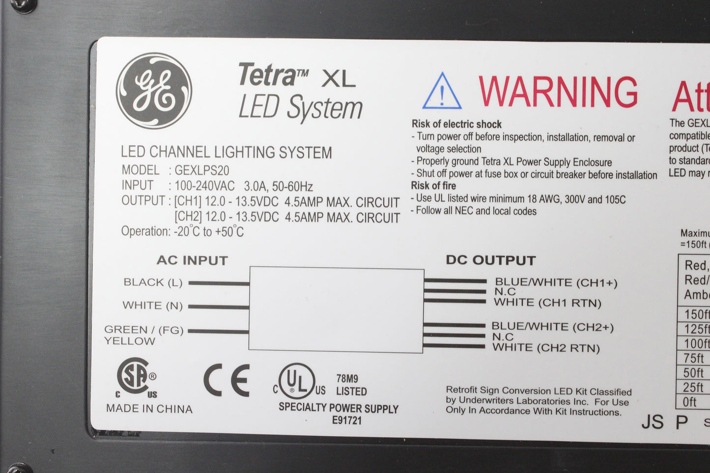 General Electric, Inc. GEXLPS20