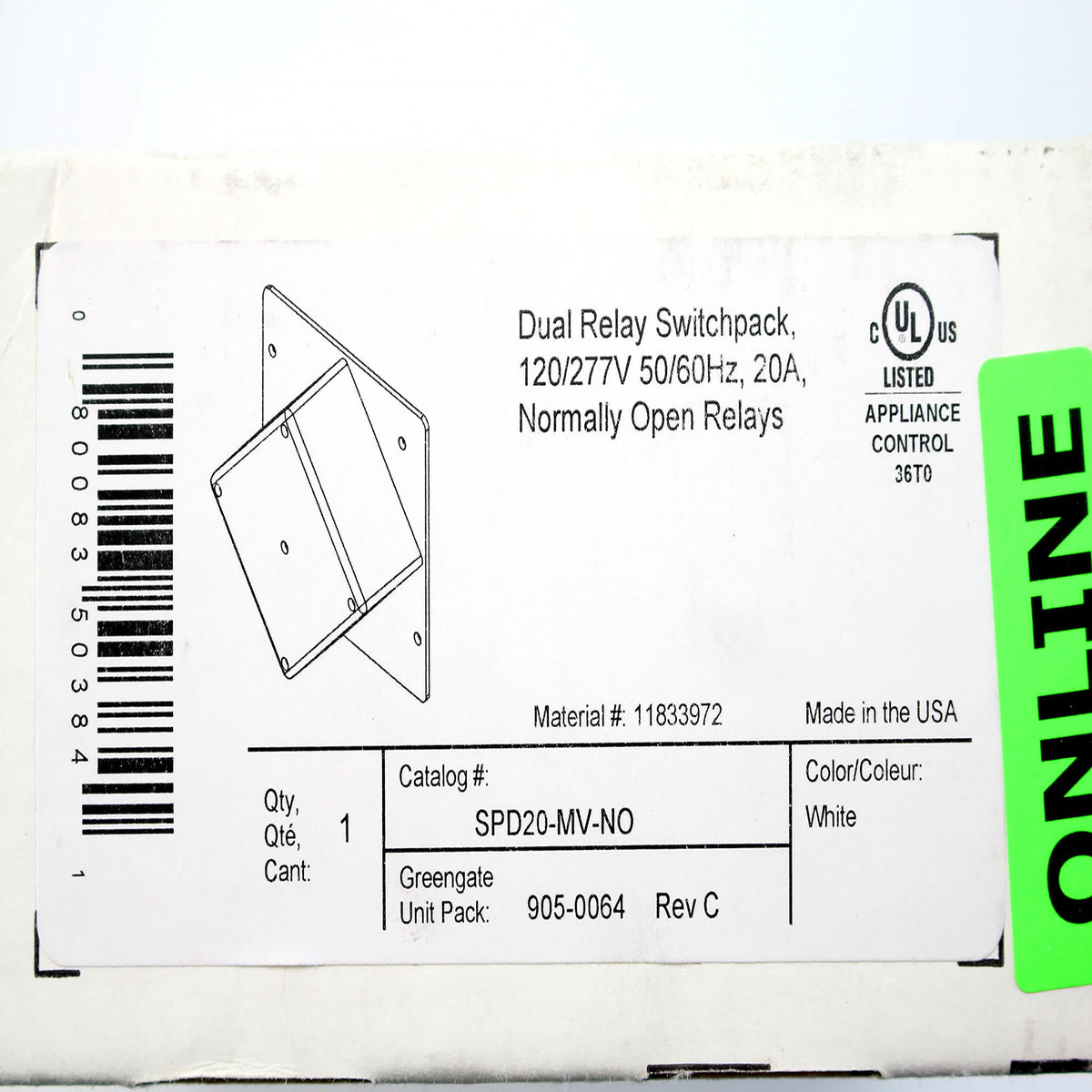 GreenGate SPD20-MV-NO