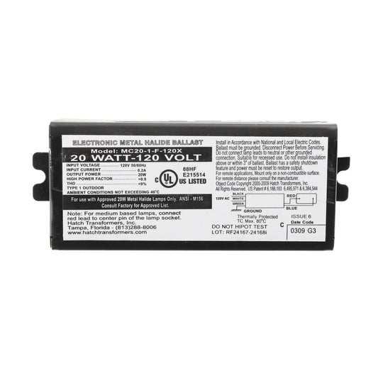 Hatch Lighting MC20-1-F-120X
