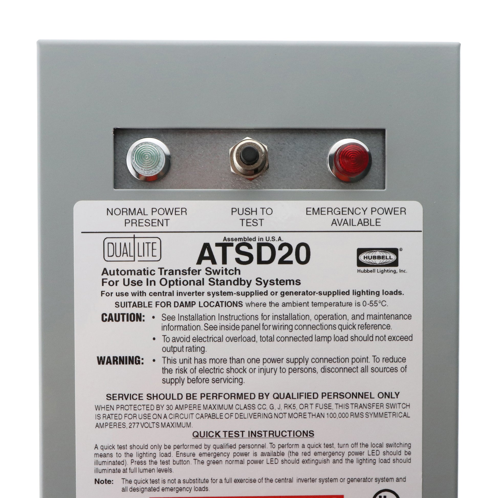 Hubbell, Inc. ATSD20