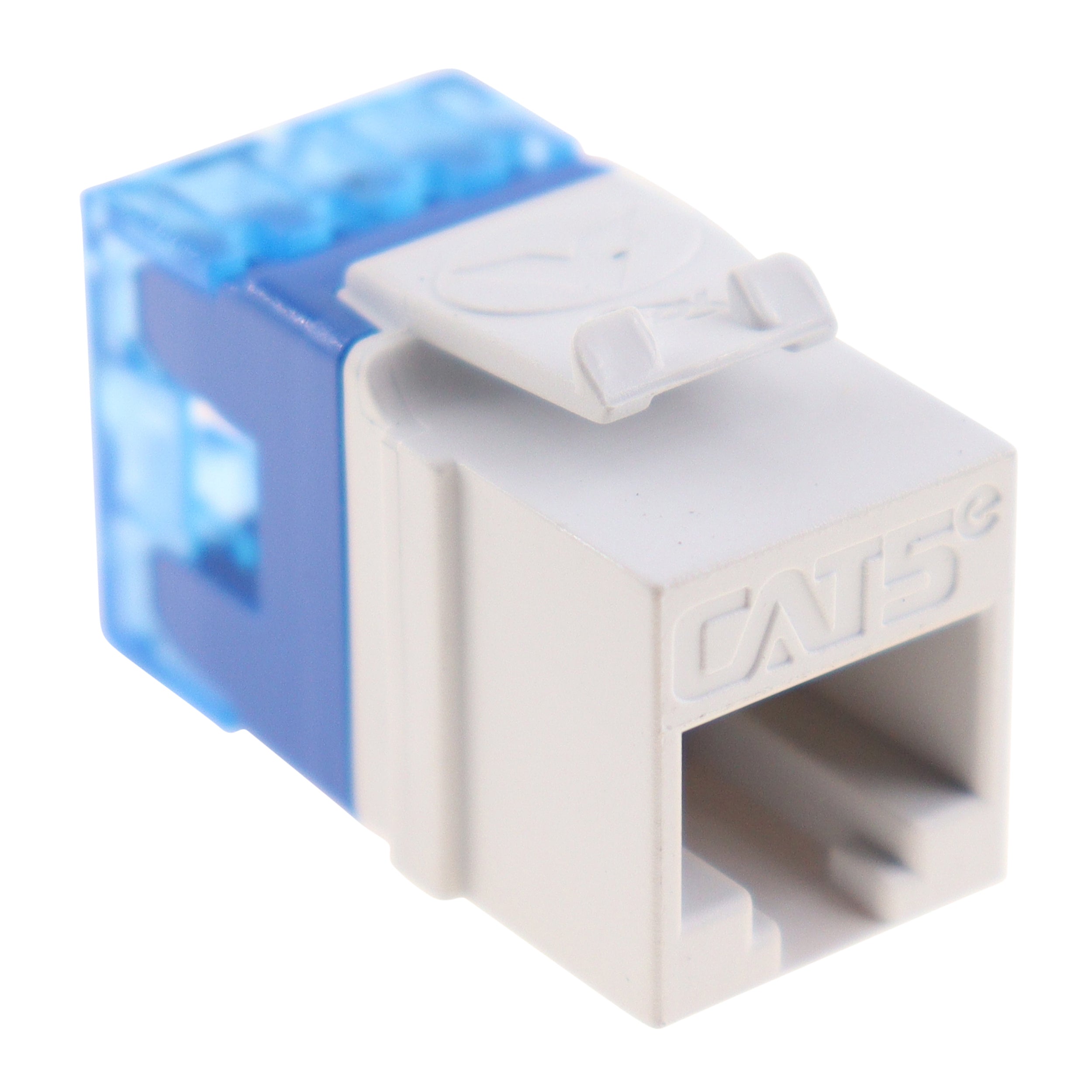 ICC IC1078F5WH CATEGORY-5E KEYSTONE JACK MODULE, CAT5E, RJ45, WHITE ...