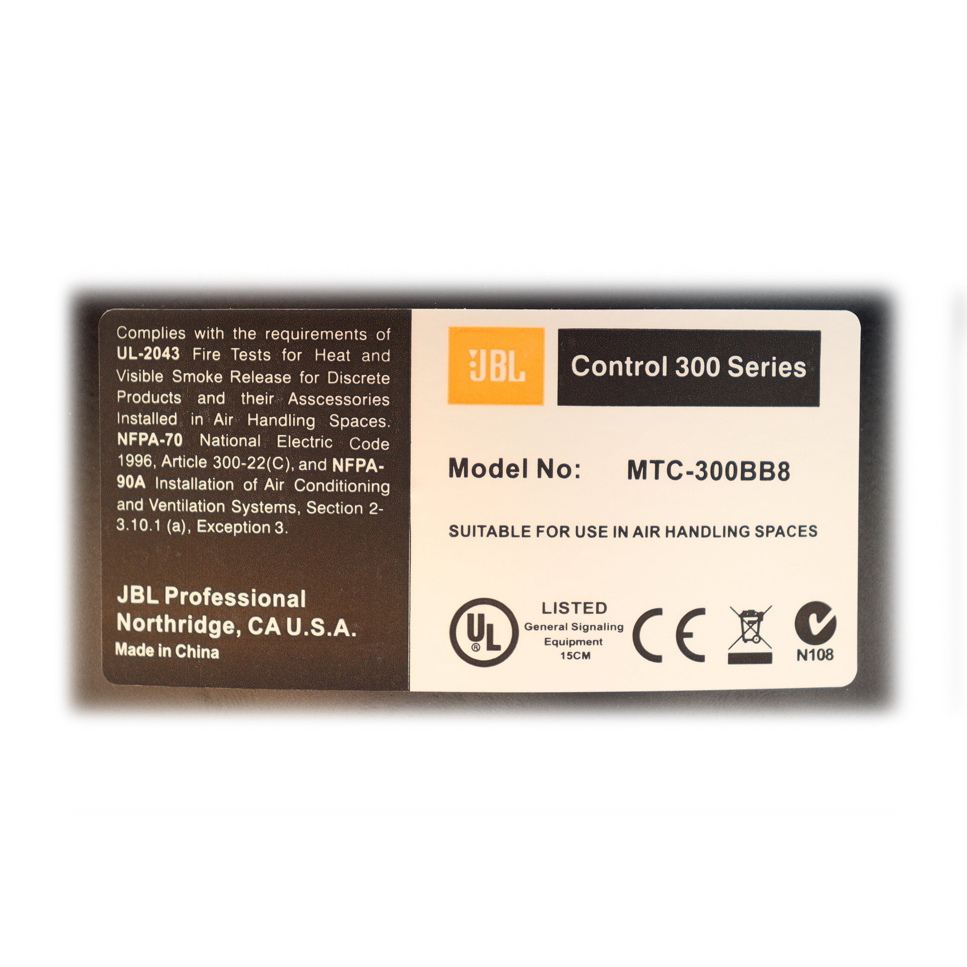 JBL MTC-300BB8