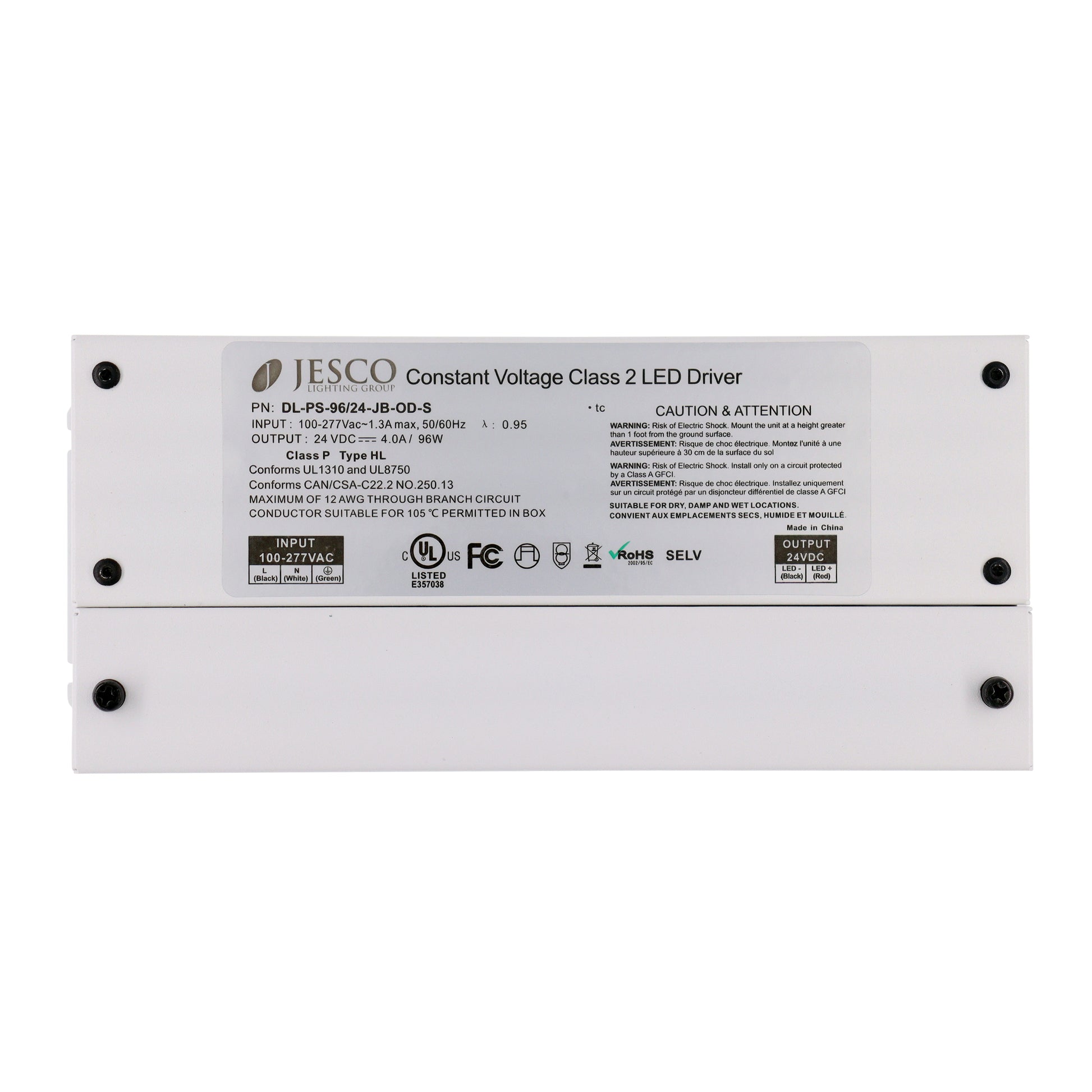 Jesco Lighting DL-PS-96/24-JB-OD-S